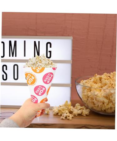 MAGICLULU 50pcs Popcorn Bag Christmas Gift Bags Mini Popcorn Boxes Treat Bags Food Packaging Bags For Clear Goody Bag Party Gift Bags Cardboard Popcorn Boxes Biscuit Cone Paper Child - Buy Online on GoSupps.com