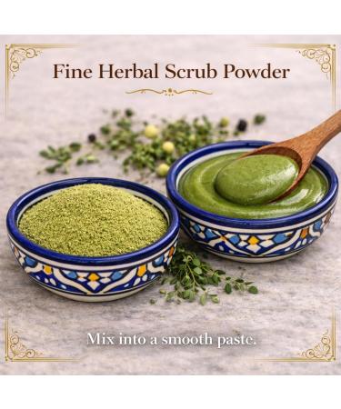 FERIHA Moroccan Sakla Tabrima Body Scrub Powder Traditional Hammam Herbal Detox for Deep Cleansing & Exfoliation | 4.23 oz - Buy Online on GoSupps.com