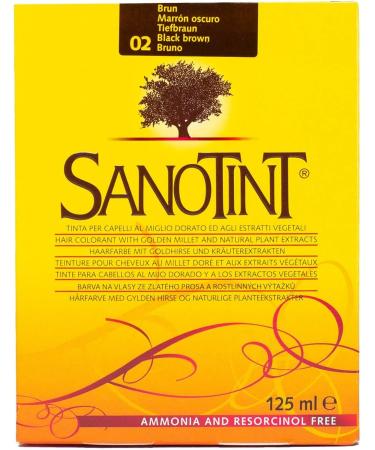 02 - Sanotint Classic Black Brown Hair dye - Buy Online on GoSupps.com