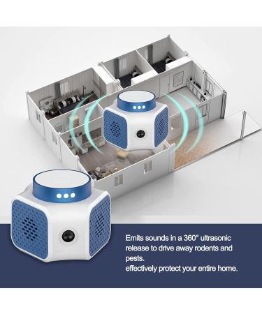 Ultrasonic Mice Repellent Plug-in for Indoor Rodent Control - Rat & Squirrel Deterrent for Home, Attic, Garage, RV - White - Buy Online on GoSupps.com