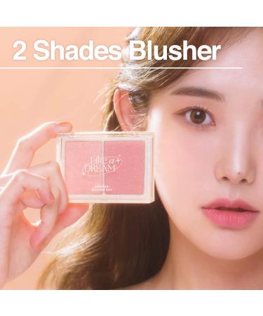 THESAEM Saemmul Blusher Box (02 Mono Pink) - High Pigment Blush Palette - Natural Matte Finish - Lightweight & Blendable - Sebum Control - 0.28oz - Buy Online on GoSupps.com