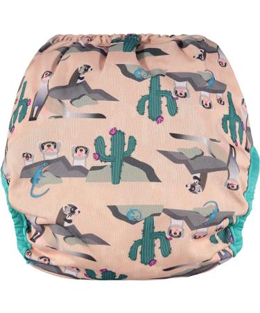 Eco-Friendly Bamboo Diaper - Close Parent Pink Ferret APLIX Waterproof Birth to Potty (0-36 Months) - International Shipping Available - Buy Online on GoSupps.com
