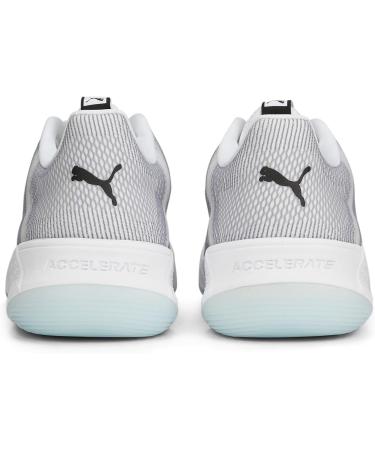 PUMA Unisex Accelerate Turbo Nitro II - Hallenturnschuh 41 EU | Puma White Black & Fizzy Light Nitro Blue - International Shipping Available - Buy Online on GoSupps.com