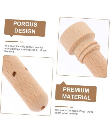 minkissy Aromatherapy Nasal Stick Wooden for Inhalation Beech Fragrance Stick Portable Aromatherapy Tool for Relaxation and Mood Enhancement - Buy Online on GoSupps.com