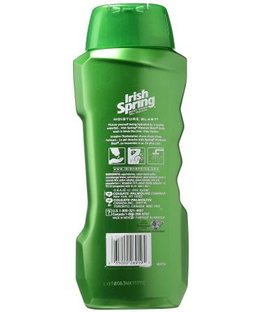 Irish Spring Moisture Blast Body Wash 18 oz - Hydrating Formula | 1 Pack - Buy Online on GoSupps.com