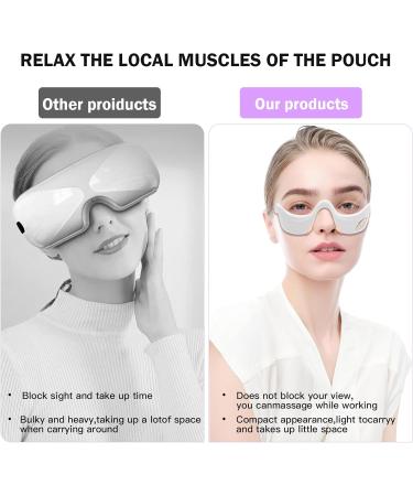 Best Eye Massager with Heat for Dark Circles & Eye Strain Relief | Fatigue-Busting Eye Care Device - Shop Internationally! - Buy Online on GoSupps.com