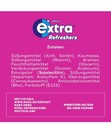 Buy EXTRA REFRESHERS Can Bubblemint - Refreshing Taste Experience 6x35 Pieces | International Shipping Available - Buy Online on GoSupps.com