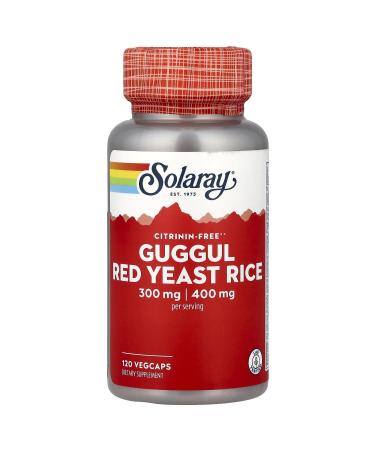 Solaray - Guggul & Red Yeast Rice 120 capsules