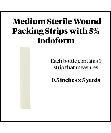 Mckesson Sterile Wound Packing Strip Cotton 1/2 x 5 yd - 61-59245 - 1 Ct - Buy Online on GoSupps.com