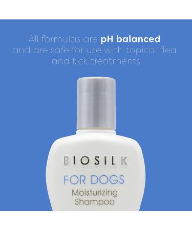 Biosilk Silk Therapy Moisturizing Shampoo for Dogs - 12 fl oz | Nourishing Pet Care - Buy Online on GoSupps.com