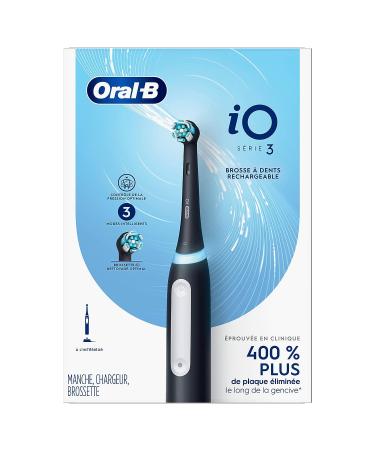 Oral-B iO3 Electric Toothbrush with Ultimate Clean Brush Head and Charger - 1 Pack - Buy Online on GoSupps.com
