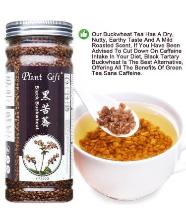 Buy Black Buckwheat Tea - Caffeine-Free Herbal Loose Leaf 240g | Tarty Chinese Tea - International Shipping - Buy Online on GoSupps.com