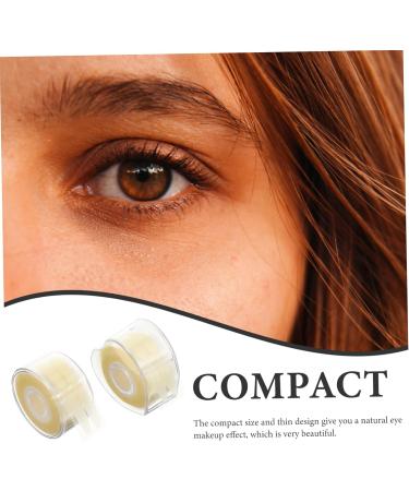 FRCOLOR 20 Rolls Double Eyelid Stickers Invisible Tape Eyelid Strip Tapes Eyelid Tapes Pretty Fake Eyelashes 1 count (Pack of 1) Light Yellowx5pcs - Buy Online on GoSupps.com