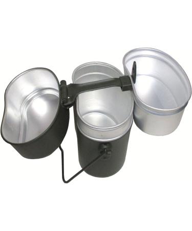 Mil-Tec German WWII Style 3-Piece Mess Kit - Durable and Authentic Camping Cookware - Buy Online on GoSupps.com
