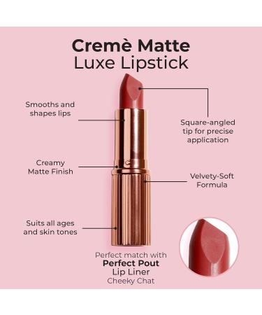 MCoBeauty Matte Luxe Lipstick - Cheeky Chat | Velvety Matte Finish Vegan & Cruelty Free for Bold Lips - Buy Online on GoSupps.com