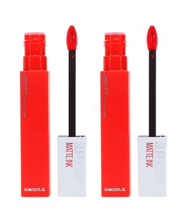 Maybelline SuperStay Matte Ink Liquid Lipstick 320 - Pack of 2 - Buy Online on GoSupps.com