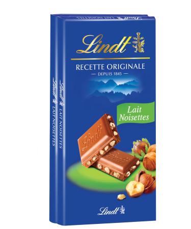Lindt Original Recipe Milk Hazelnuts 2 x 100 g