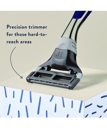 Harry's Winston Shaving Set for Men - 5 Blade Razor with Precision Trimmer, 3 Refills, Travel Cover & Shave Gel - 6pc Set - Buy Online on GoSupps.com