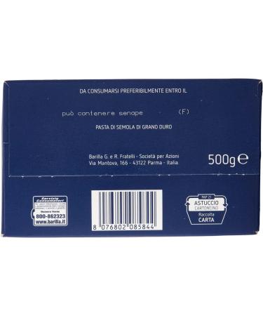  Italian Gourmet E.R. Pack of 20 Barilla Mezze Maniche Rigate No. 84 pasta 100% Italian pasta 500g + Italian gourmet polpa 400g - Buy Online on GoSupps.com