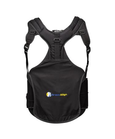 Brace Align TLSO Thoracic Medical Back Brace - Back Support for Fractures, Herniated Disc, DDD, Scoliosis, Osteoporosis - Black Universal Size - Buy Online on GoSupps.com