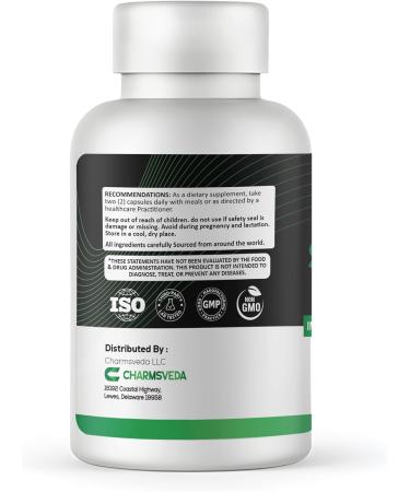 CHARMSVEDA Spirulina Capsules with Moringa Herbal Immune Support* 60 Vegan Capsules - Buy Online on GoSupps.com