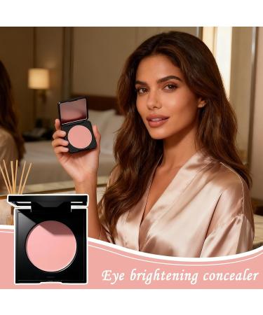  Generisch Under Eye Brightening Concealer Naturally Shimmering Color Matching 60g Pink Brightening Correcting Cream with 1 Brush for Fair and Yellow Skin Tones - Buy Online on GoSupps.com
