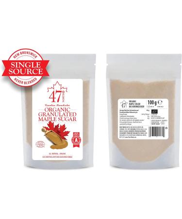 47 North Canadian Organic Maple Sugar Single Source 250g (12 bag a 250g) - Buy Online on GoSupps.com