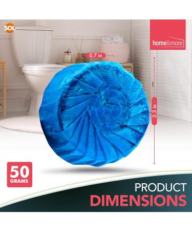 SOL 24pk Toilet Cistern Blocks Ocean Scent 50g Toilet Fresheners Toilet Blocks Cistern Toilet Bowl Cleaner Toilet Blocks for Cisterns with Long Lasting Fragrance Removes & Prevents Limescale - Buy Online on GoSupps.com