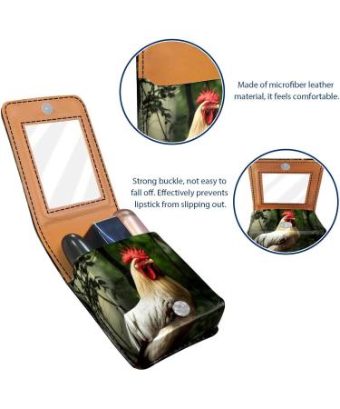 Travel Lipstick Organizer Case - Portable Makeup Bag with Mirror | White Rooster E122n6olgj - Shop Internationally - Buy Online on GoSupps.com