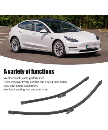 Front Windshield Wipers Windshield Wiper Blades 2PCS Front Windshield Wipers Low Noise 26in and 19in Windscreen Wiper Blades Replacement for Tesla Model 3 Y - Buy Online on GoSupps.com
