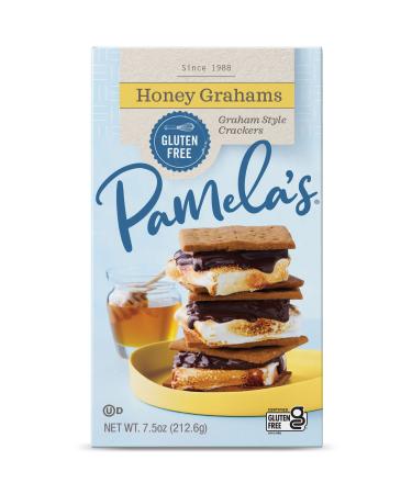 Pamela's Products Gluten Free Graham Crackers, Honey 7.5 Ounce (Pack of 6)