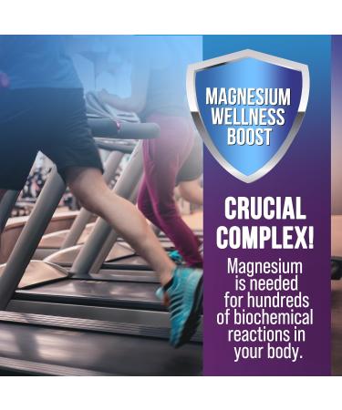 Magnesium Complex Capsules 500mg - High Absorption Chelated Magnesium Mineral Supplements - with Oxide Glycinate Malate Citrate for Muscle Bone and Heart Health Support - 120 Capsules 120 Count (Pack of 1) - Buy Online on GoSupps.com