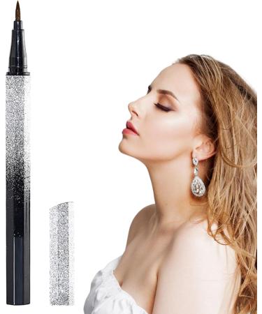 Waterproof Liquid Eyeliner | Waterproof Liquid Long-Lasting Eyeliner | Natural Eye Makeup Accessory for Daily Use Dating Night Out and Brown - Buy Online on GoSupps.com