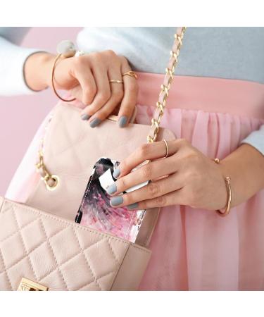 Buy Forest Elf Butterfly Girl Leather Lipstick Case - Mini Organizer with Mirror & Lip Gloss Holder - Buy Online on GoSupps.com
