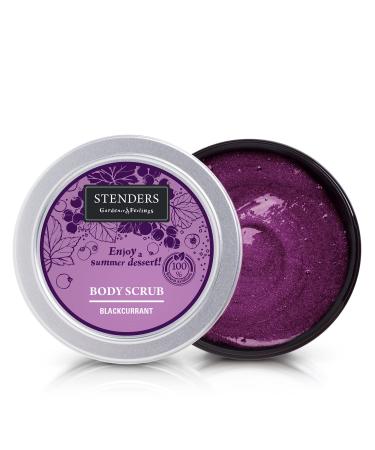 Sugar Body Scrub - Natural Body Scrubs for Women. Body Exfoliator with Blackcurrant Extract Hydrating and Nourishing. Essential Body Skin Care Products. Sugar Crystals Removes Dead Dry Skin