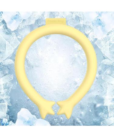 Buy Amagogo Wearable Throat Hose - Cooling Neck Wraps & Reusable Ice Bag for Hiking Driving Camping | Summer Relief in Yellow - Buy Online on GoSupps.com