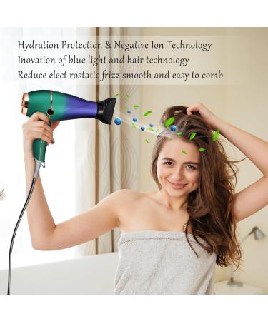 Professional Ionic Hair Dryer with Diffuser - 1800W Corded Electric | Fast Drying & Smooth Finish - Buy Online on GoSupps.com