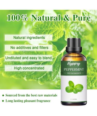 100ml Peppermint Essential Oil - 100% Pure Natural Therapeutic Grade with Dropper | For Diffuser, Aromatherapy, Candle Making, Skin & Hair Care - Buy Online on GoSupps.com