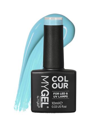 Mylee Gel Nail Polish 10ml Note to Myself UV/LED Soak-Off Nail Art Manicure Pedicure for Professional Salon & Home Use Blue Range - Long Lasting & Easy to Apply MG0140 - Note to Myself
