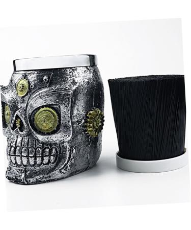 1 Piece Mechanical Skull Hairdressing Holder Hairdressing Tool Storage Stand for Hairdressing Combs Desk Accessories Key Ring Organiser Resin - Buy Online on GoSupps.com