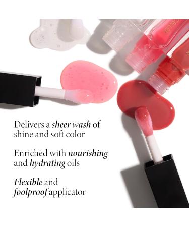 LAURA GELLER Clear Lip Oil Glass Half Full & Tinted Hydrating Lip Balm Latte Love Duo | Nourishing Lip Kit for Dry Lips Moisturizing Color and Shine - Buy Online on GoSupps.com