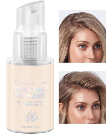  G n rique Sunscreen Powders UV Protection No-Greasy Scalp with Lightweight Formula Skin Care Setting Powder Makeup for Travel Hair Beach Outdoor Workplace Use 35g - Buy Online on GoSupps.com