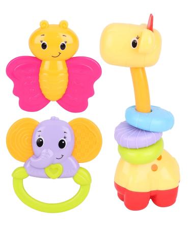 Toyland Baby & Toddler Teething Rattles - Random Assorted Designs for Ages 3m+ | Perfect Teething Toys - Buy Online on GoSupps.com
