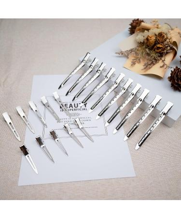 60 Pcs Duck Billed Hair Clips for Women Styling - Metal Hairdressing Single Prong Curl Pin Clips - Alligator Clips Hair Pins with Storage Box for Makeup, Hair Salon, Barber, DIY - Buy Online on GoSupps.com