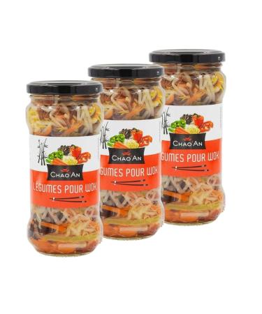 Chao'an Pack of 3 wok vegetables - Chao'an - 330g jar