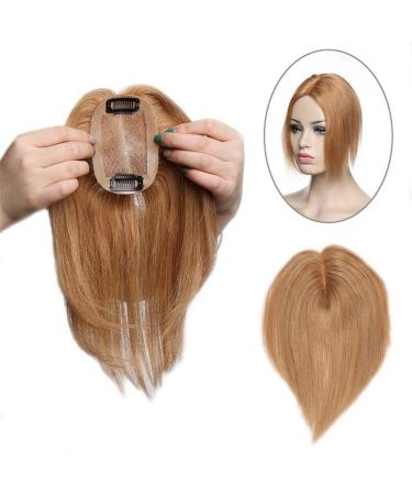 Mono Echo Hair Crown Wig Topper | 7x10 cm Clip-In for Thin Hair | 30 cm Dark Blonde Women's Hairpieces - Buy Online on GoSupps.com