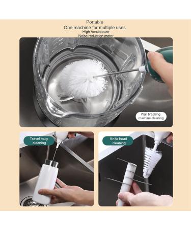 Electric Bottle Brush Set Electric Bottle Cleaner Brush 400 Rpm/Min Portable Waterproof Multi-Purpose for Milk Bottles for Bottle Mouths And Straws - Buy Online on GoSupps.com