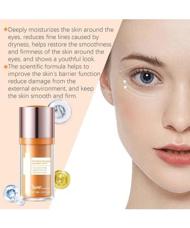 Cr me contour des yeux Cr me r paratrice anti- ge aux peptides 5D anti-rides liftante et raffermissante r duit les poches et les cernes pour tous types de peau 1pcs - Buy Online on GoSupps.com