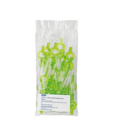 Curaprox Prime CPS 011 Green - Premium Interdental Brushes - Interdental Flosser - 25 Brushes & 25 Small Handles - Interdental Flossers Pack