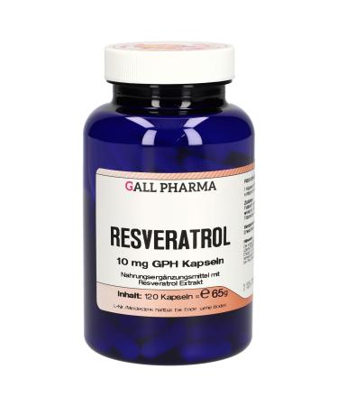 Gall Pharma Resveratrol 10 mg GPH capsules 1 pack (1 x 120 pieces)